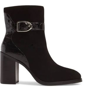 Johnston & Murphy Hope Suede black boot size 8M